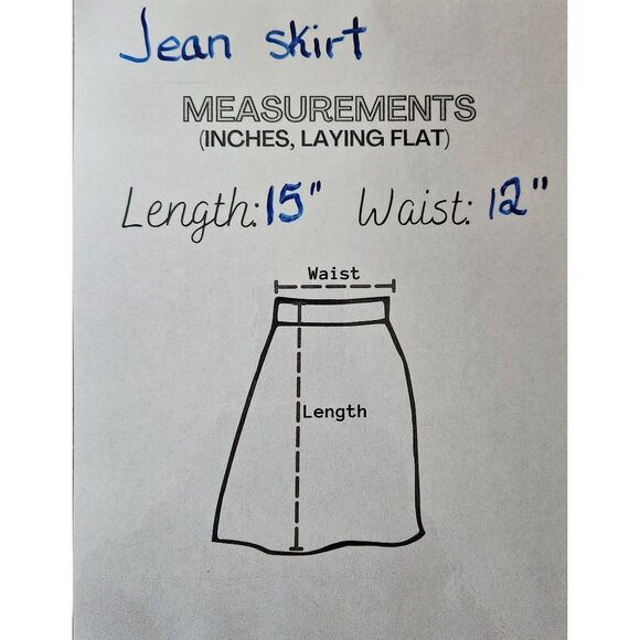 Womens Juniors Wild Fable Light Wash Denim Mini Skirt Front Slit Size 00 Casual - Picture 11 of 11